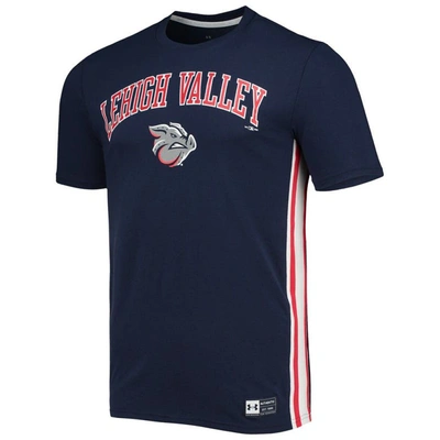 Shop Under Armour Navy Lehigh Valley Ironpigs Game Day T-shirt