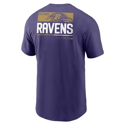 Shop Nike Purple Baltimore Ravens Team Incline T-shirt