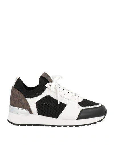 Shop Michael Michael Kors Woman Sneakers Black Size 8 Soft Leather, Textile Fibers