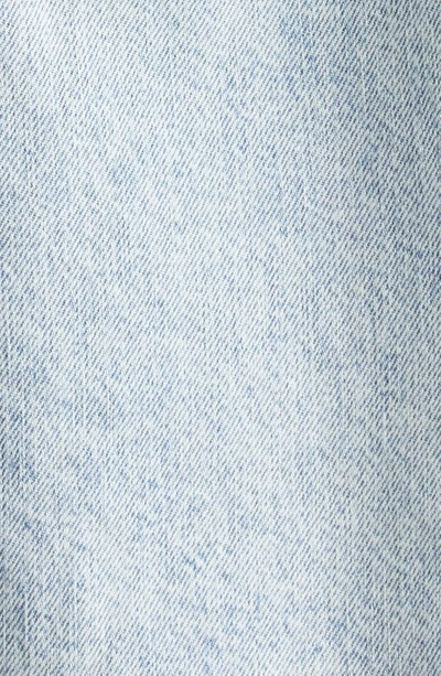 Shop Haikure Spencer Crop Denim Jacket In Stromboli Blue