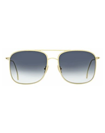 Shop Victoria Beckham Square Vb202s Sunglasses Woman Sunglasses Blue Size 59 Metal