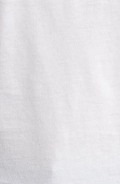 Frame Short Sleeve Baby Tee Light Chambray In White
