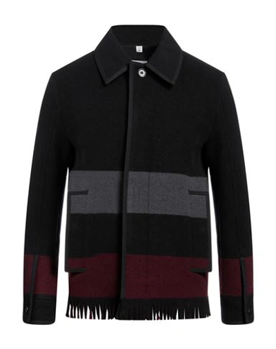 Shop Burberry Man Jacket Black Size 36 Virgin Wool