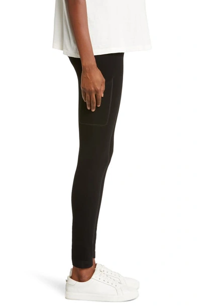 Preggo Leggings Cradle Your Bump Maternity Leggings In Black
