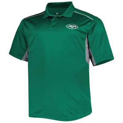 Shop Profile Green New York Jets Big & Tall Team Color Polo