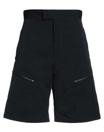 Shop Bottega Veneta Man Shorts & Bermuda Shorts Navy Blue Size M Cotton