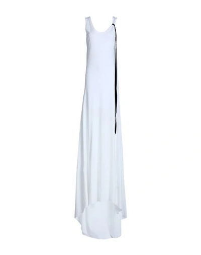 Ann Demeulemeester Woman Maxi Dress White Size 8 Cotton In White