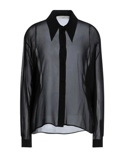 Shop Maison Laponte Woman Shirt Black Size 6 Viscose