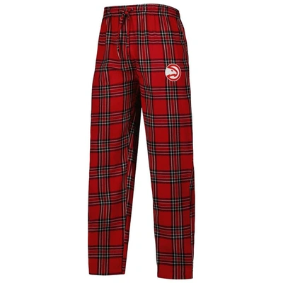 Shop Concepts Sport Red/black Atlanta Hawks Badge T-shirt & Pajama Pants Sleep Set