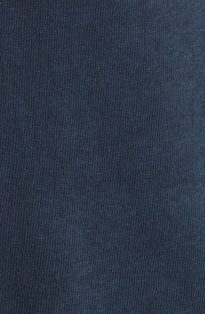 Shop Billy Reid Hemp & Cotton Knit Button-up Shirt In Carbon Blue