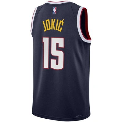 Nike Youth  Nikola Jokic Navy Denver Nuggets Swingman Jersey In Navy