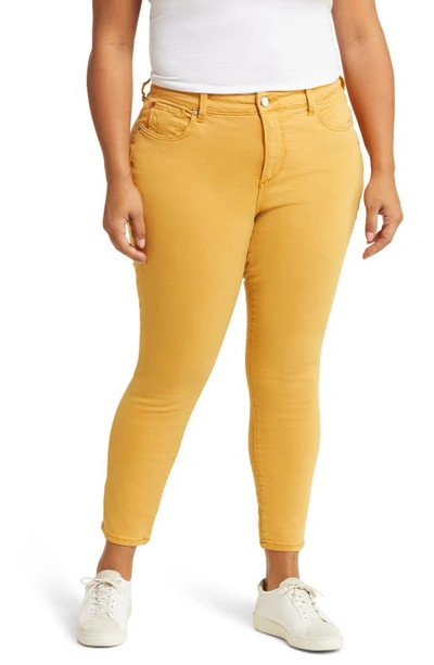 Shop Slink Jeans High Waist Ankle Skinny Jeans In Clementine
