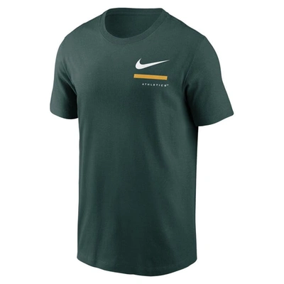 Shop Nike Green Oakland Athletics Over The Shoulder T-shirt