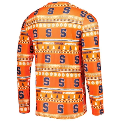 Shop Concepts Sport Orange Syracuse Orange Swivel Long Sleeve T-shirt & Pants Sleep Set