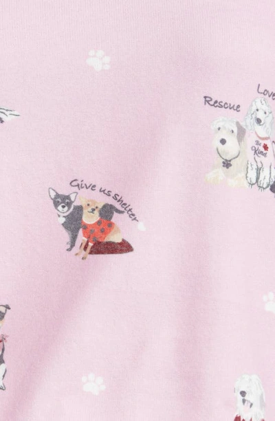 Shop Pj Salvage Rescue Pups Print Peachy Pajamas In Pink Orchid