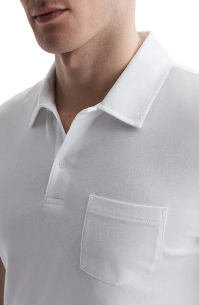 Shop Reiss Nammos Short Sleeve Pocket Polo In White