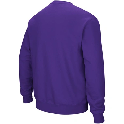 Shop Colosseum Purple Tcu Horned Frogs Arch & Logo Crew Neck Sweatshirt