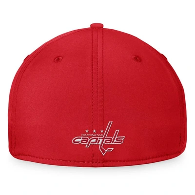 Shop Fanatics Branded Red Washington Capitals Fundamental Flex Hat
