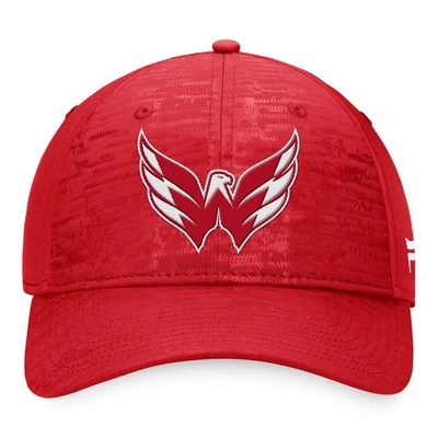 Shop Fanatics Branded Red Washington Capitals Fundamental Flex Hat