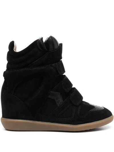 Shop Isabel Marant Bekett Sneakers Shoes In Black