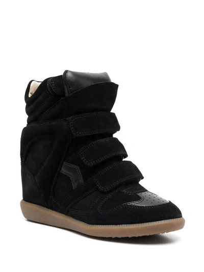 Shop Isabel Marant Bekett Sneakers Shoes In Black