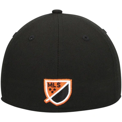 Shop New Era Black Houston Dynamo Fc Primary Logo Low Profile 59fifty Fitted Hat