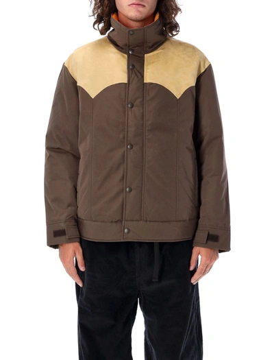 Shop Levi's Western Puffer In Brown