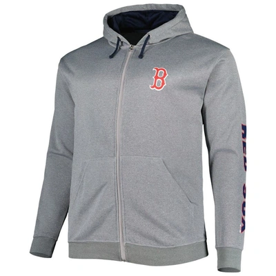 Shop Profile Ash Boston Red Sox Big & Tall Pullover Hoodie