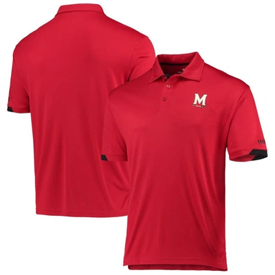 Shop Colosseum Black Maryland Terrapins Santry Polo In Red