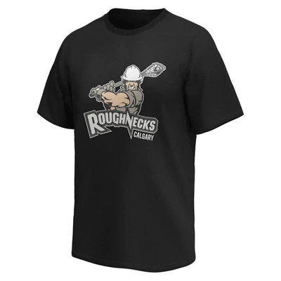 Shop Adpro Sports Black Calgary Roughnecks Primary Logo T-shirt