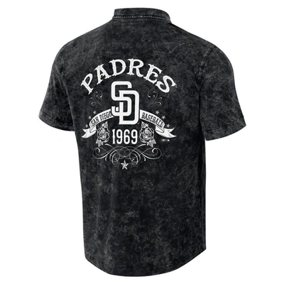 Shop Darius Rucker Collection By Fanatics Black San Diego Padres Denim Team Color Button-up Shirt
