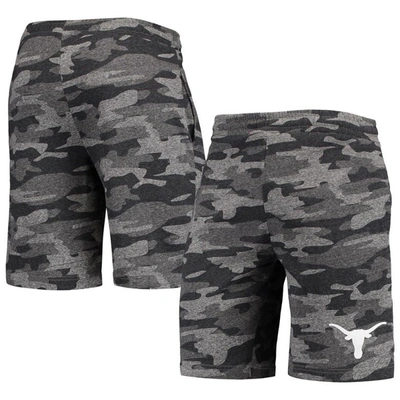 Shop Concepts Sport Charcoal/gray Texas Longhorns Camo Backup Terry Jam Lounge Shorts
