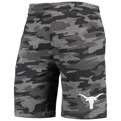 Shop Concepts Sport Charcoal/gray Texas Longhorns Camo Backup Terry Jam Lounge Shorts