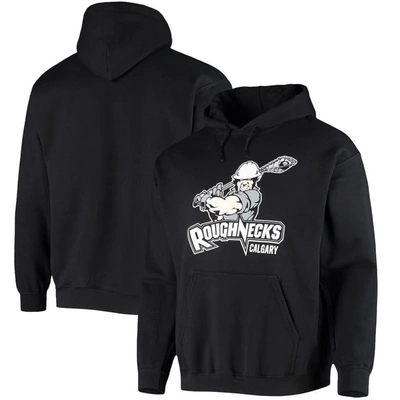Shop Adpro Sports Black Calgary Roughnecks Solid Pullover Hoodie