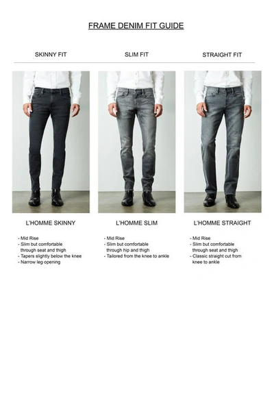 Shop Frame L'homme Slim Fit Jeans In Placid