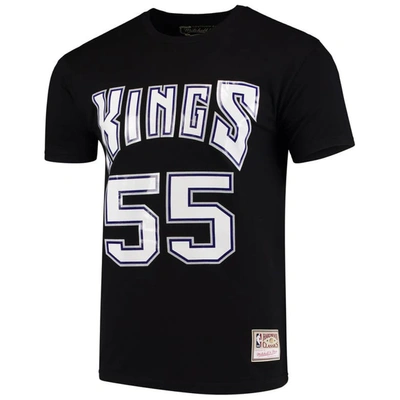 Shop Mitchell & Ness Jason Williams Black Sacramento Kings Hardwood Classics Team Name & Number T-shirt