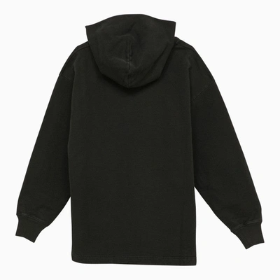 Shop Acne Studios Black Cotton Sweatshirt With Logo Women