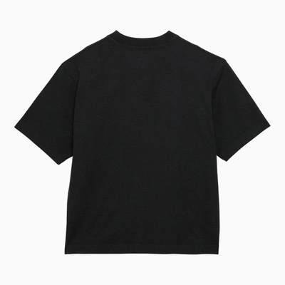 Shop Acne Studios Classic Black T-shirt With Logo Men