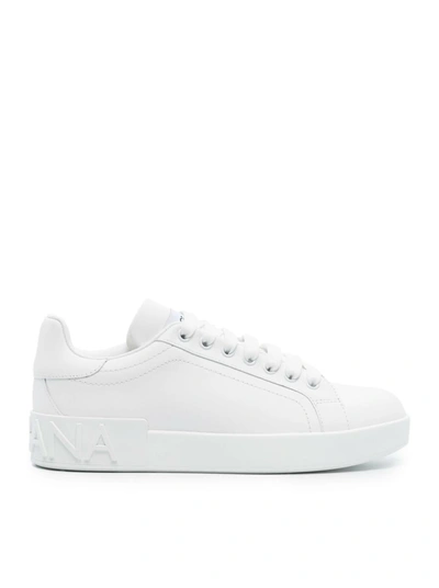 Shop Dolce & Gabbana Sneakers Shoes In White
