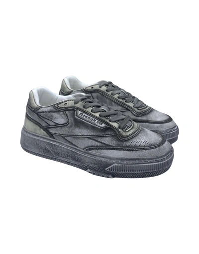 Shop Reebok Snakers Shoes In Gray
