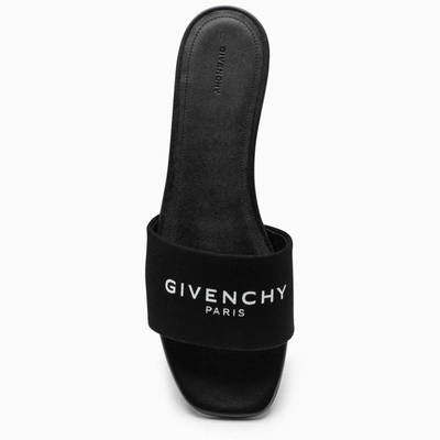 Shop Givenchy Low Black Canvas Sandal Women
