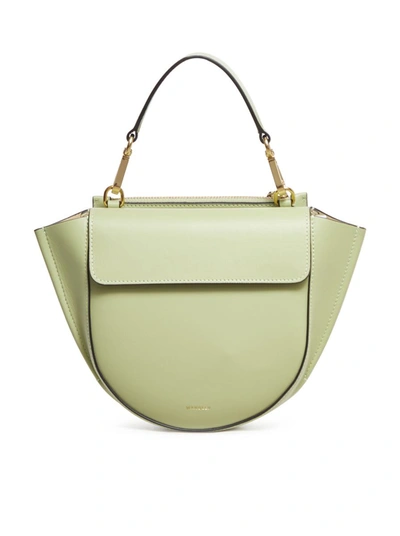 Shop Wandler Handbag In Light Green