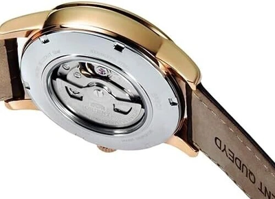 Pre-owned Orient Classic Rn-ak0001s Sun & Moon Automatic Watch Silver Dial With Box