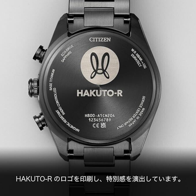 Pre-owned Citizen At8285-68z Watch Attesa Black Series Act Line Hakuto-r In Box
