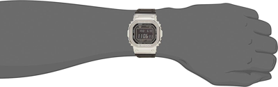 Pre-owned G-shock Casio Gmw-b5000-1jf  Bluetooth Solar Radio Men's Watch Free Shipping