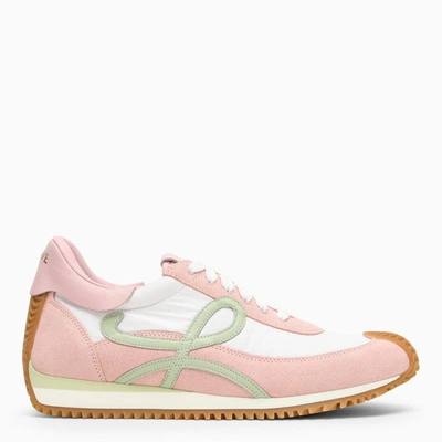 Shop Loewe Sneaker Flow Runner White/pink Women