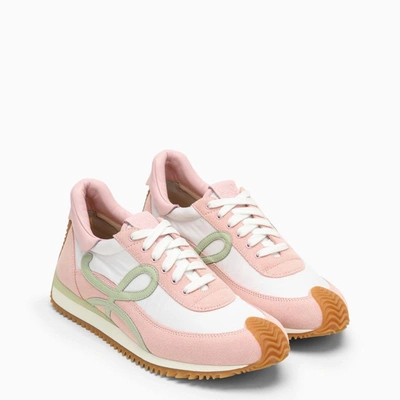 Shop Loewe Sneaker Flow Runner White/pink Women