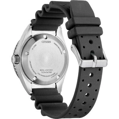Pre-owned Citizen Black Mens Analogue Watch Promaster Marine Ny0120-01ze