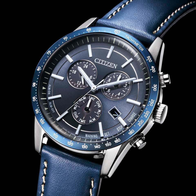 Pre-owned Citizen Watch, Collection, Bl5490-09m Blue, Bl5496-11e Black