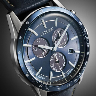 Pre-owned Citizen Watch, Collection, Bl5490-09m Blue, Bl5496-11e Black